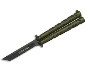 Nóż motylek K25 36249 Balisong Green