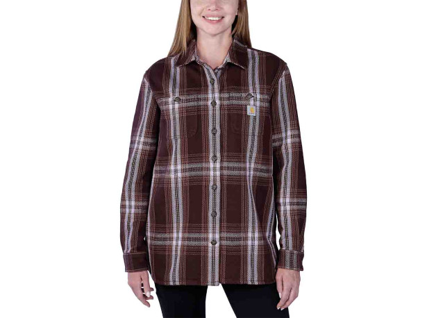 Koszula Wierzchnia z Polarem Heavy Lavender