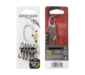 Karabinek do kluczy Nite Ize BigFoot KeyRack Locke