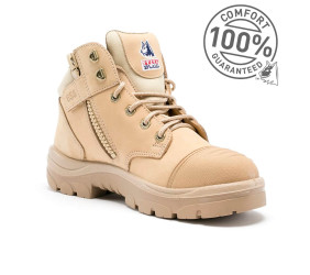 Buty Steel Blue Parkes Zip Scuff S3 SAND