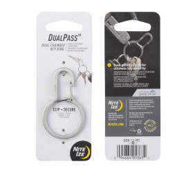 Karabińczyk Nite Ize z podwójną komorą DualPass
