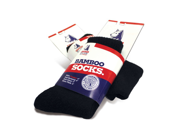 Skarpety Steel Blue Socks 92 Bamboo Black