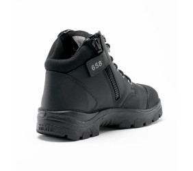 Buty Steel Blue Parkes Zip Scuff S3 BLACK