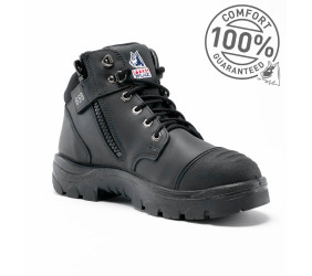 Buty Steel Blue Parkes Zip Scuff S3 BLACK