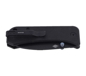 Nóż WE Knife Banter Black G10, Black Stonewashed C