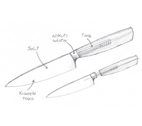 Nóż Szefa Boker Solingen Core Walnut 16 cm