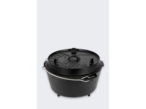 Żeliwny Kociołek Holenderski z Nóżkami Petromax 9