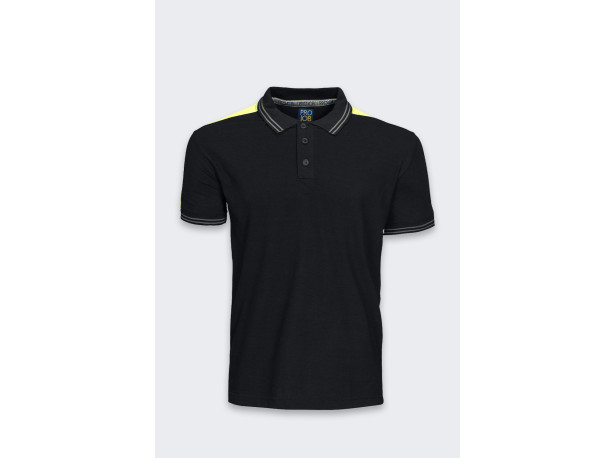 Koszulka Polo Projob 2018 Pique BlackYellow