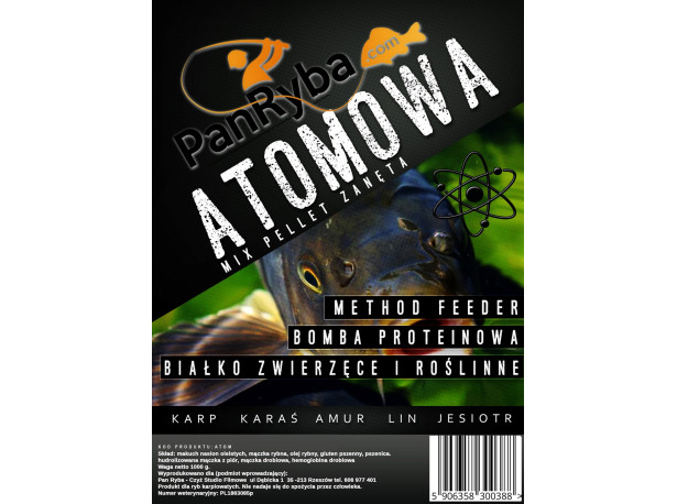 Pellet zanęta method feeder ATOMOWA