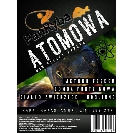 Pellet zanęta method feeder ATOMOWA