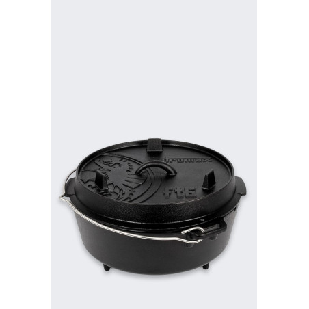 Żeliwny Kociołek Holenderski z Nóżkami Petromax 6