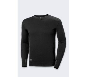 Koszulka Termoaktywna Helly Hansen Lifa Black