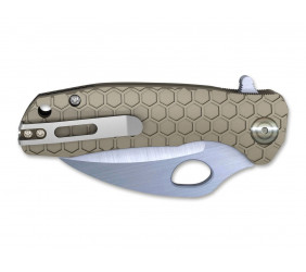 Nóż Honey Badger Claw D2 Medium Tan Plain