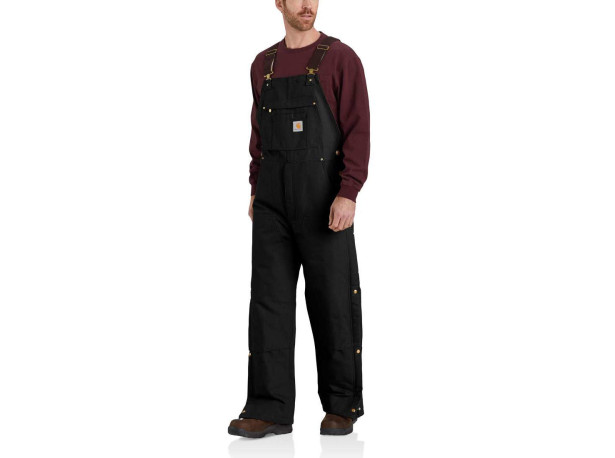 Ocieplane Ogrodniczki Carhartt Firm Duck Black