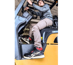 Buty Reebok BB4500 High S3 ESD BlackWhiteRed