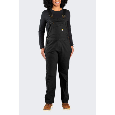 Ogrodniczki Carhartt Rugged Flex Canvas Black