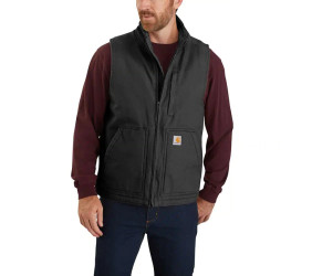 Kamizelka Carhartt Washed Duck Sherpa-Lined Black