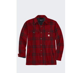 Koszula Carhartt Heavy Flannel Sh CrabApple