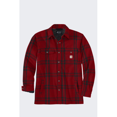 Koszula Carhartt Heavy Flannel Sh CrabApple