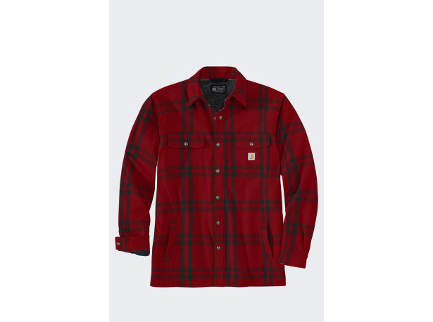 Koszula Carhartt Heavy Flannel Sh CrabApple
