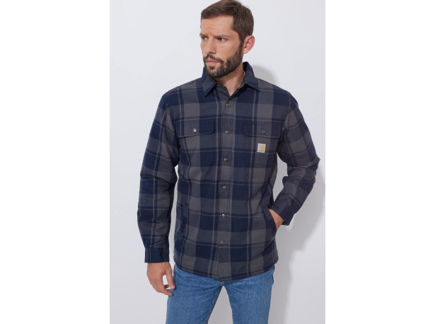 Koszula Wierzchnia Carhartt Heav Flannel Navy