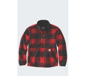Polar Carhartt Fleece Pullover CrabApple Plaid