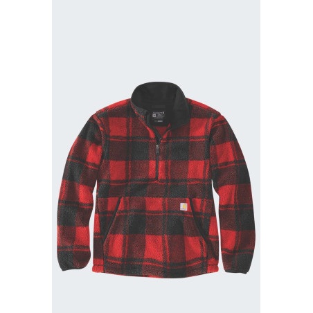 Polar Carhartt Fleece Pullover CrabApple Plaid