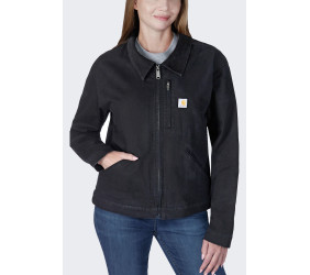 Damska Kurtka Carhartt Detroit Rugged Canvas Black