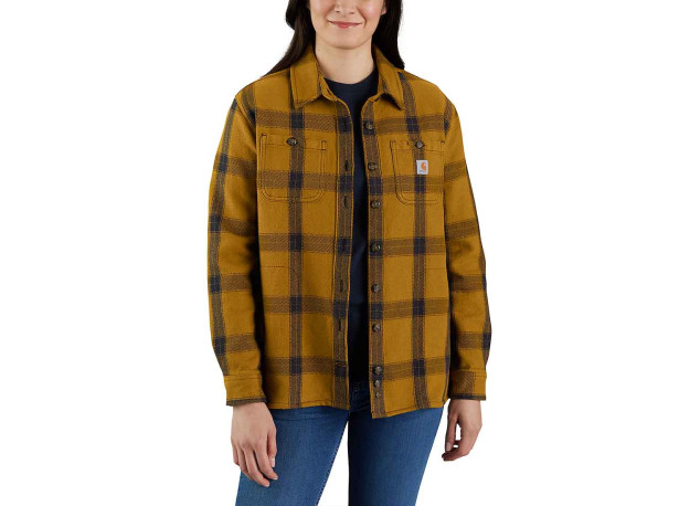 Koszula Damska Carhartt Heav Twill Loose Fi Brown