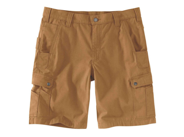 Spodenki Carhartt Rugged Flex RipStop Cargo Brown