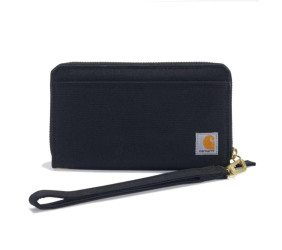 Portfel Carhartt Nylon Duck LayFlat Clutch Black