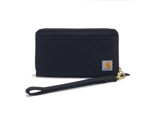 Portfel Carhartt Nylon Duck LayFlat Clutch Black