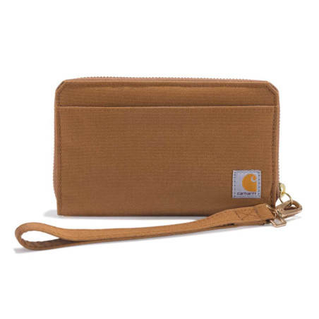 Portfel Carhartt Nylon Duck LayFlat Clutch Brown