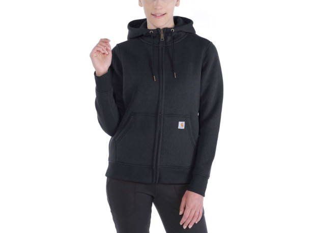 Bluza Carhartt Clarksburg Full Zip Hoodie Black