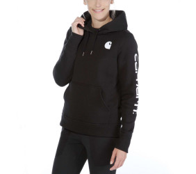 Bluza Carhartt Clarksburg Sleeve Logo Hooded Black