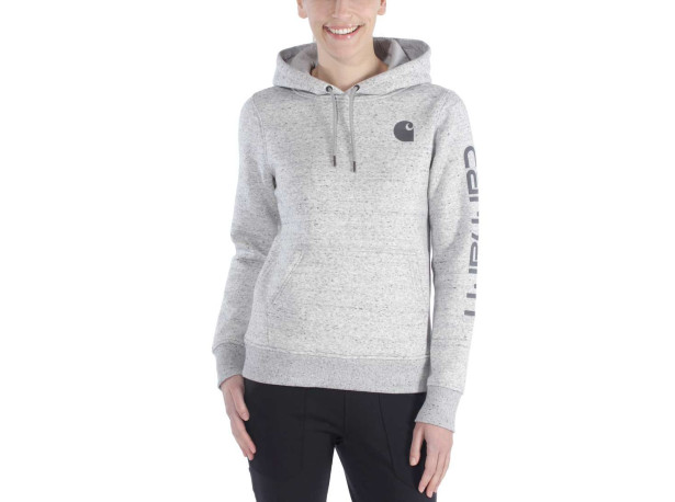 Bluza Carhartt Clarksburg Sleeve Logo Asphalt