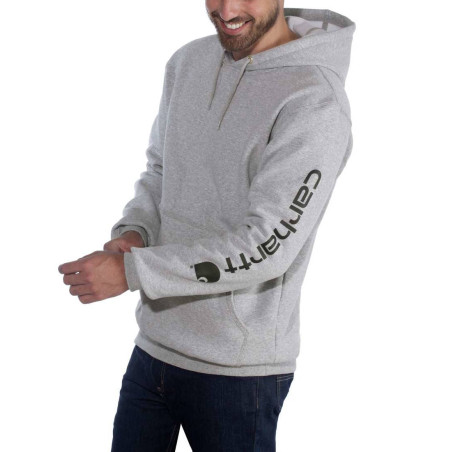 Bluza Carhartt Mid Signature Sleeve Logo Grey