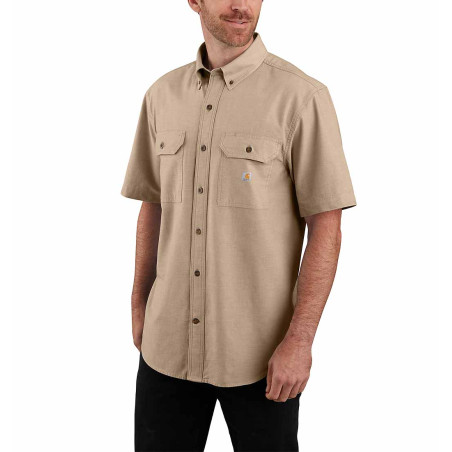 Koszula Carhartt Midweight Chambray Dark Tan