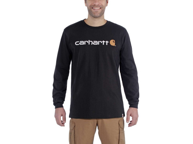 Koszulka Carhartt EMEA Signature Graphic L/S Black