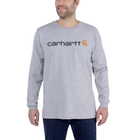 Koszulka Carhartt EMEA Signature L/S Grey