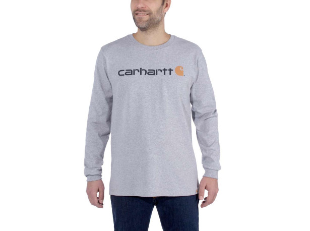 Koszulka Carhartt EMEA Signature L/S Grey