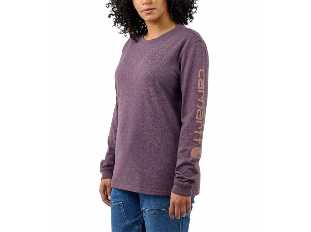 Koszulka Carhartt Workwear Sleeve Logo LS Blackber