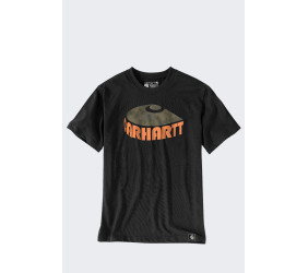 Koszulka Carhartt Heavyweight Camo C Black