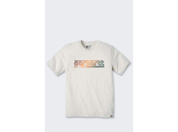 Koszulka Carhartt Light Logo Graphic Oat Milk