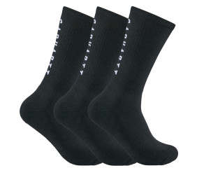 Skarpety Carhartt Force Midweight Logo Crew Black