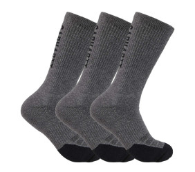 Skarpety Carhartt Force Midweight Logo Crew Carbon