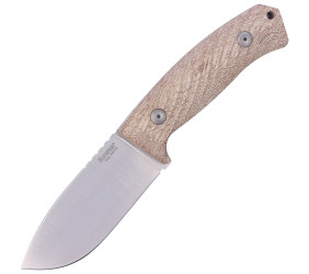 Nóż LionSteel M3 Natural Canvas Micarta, Satin Nio