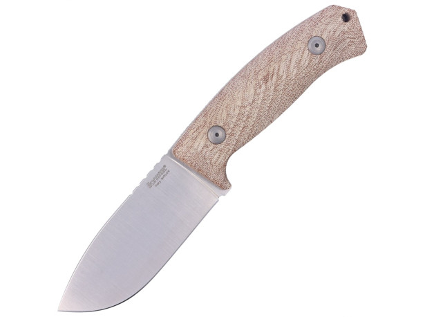 Nóż LionSteel M3 Natural Canvas Micarta, Satin Nio