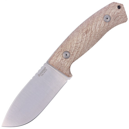 Nóż LionSteel M3 Natural Canvas Micarta, Satin Nio
