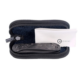 Nóż CIVIVI Button Lock Elementum Marble Carbon Fib
